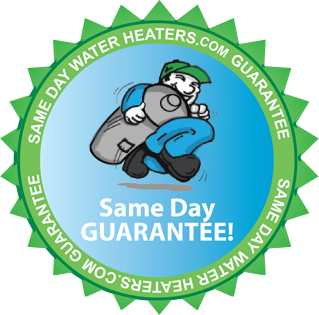 Official Same Day Water Heaters Guarantee Seal